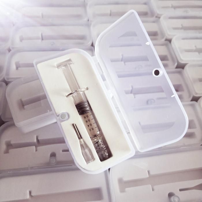 Custom Logo 1ml Glass Syringe Packaging Magnet Box