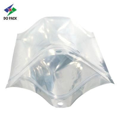 Dq Pack Custom Printed Ziplock Pouch Custom Logo Mylar Bag Stand up Zipper Pouch with Window for Foot Mask Packaging