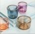 Custom Simple Candle Cup Transparent European Candlestick