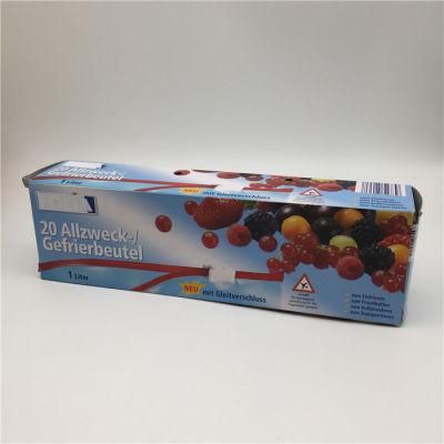 Slider Polyethylene Freezer Zip Lock Plastic Bags