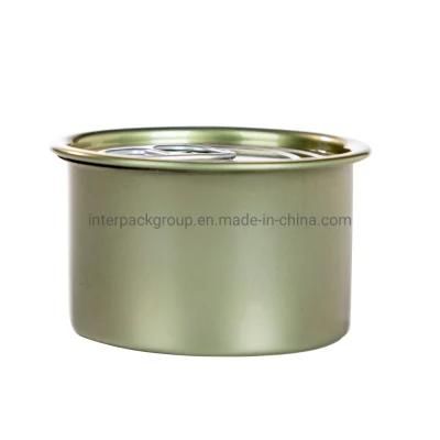 Customize Print Sardine Fish Can Empty Round Tuna Tin Cans Aluminum Tea Food Can Packing