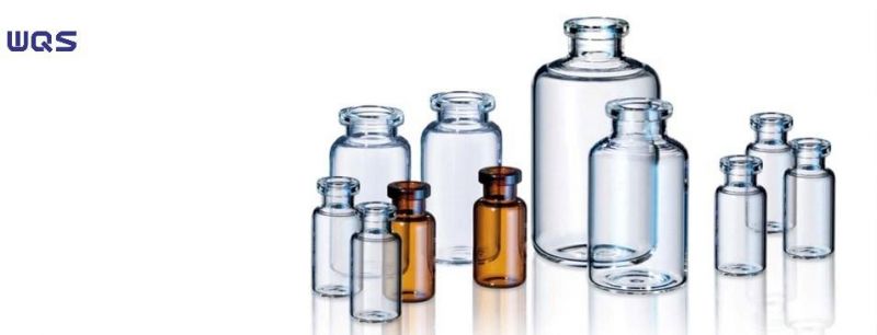 Pharmaceutical Tubular Glass Vial Clear Amber