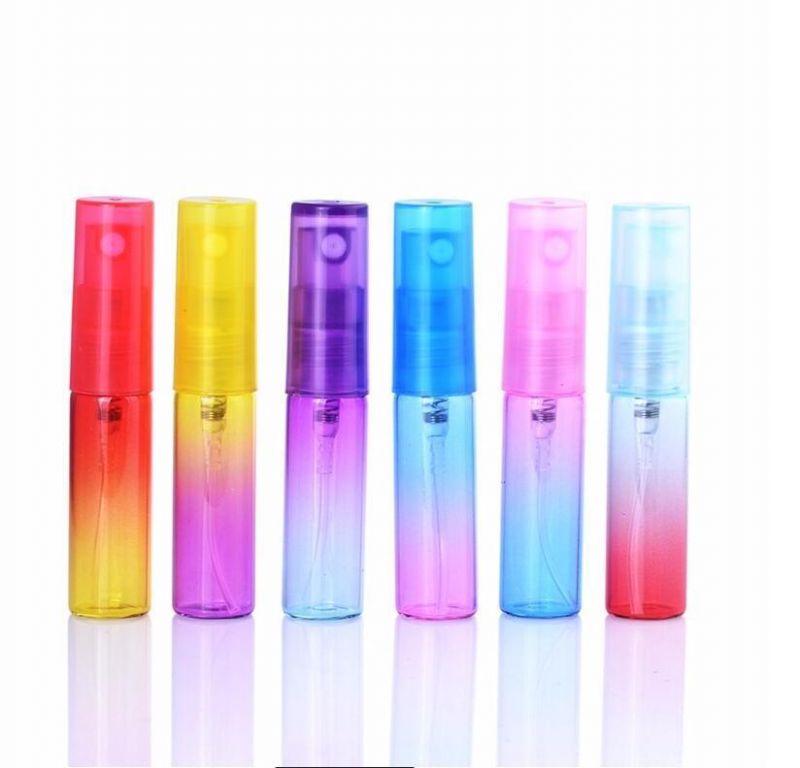 5ml/8ml Mini Portable Glass Perfume Bottle with Atomizer Empty Cosmetic Containers for Travel