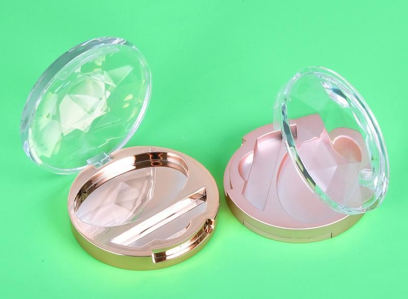 2021 Fashion New Golden Eye Shadow Case Empty Cosmetic Container for Makeup Case