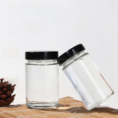 New Fashion Transparent Glass Food Storage Jar