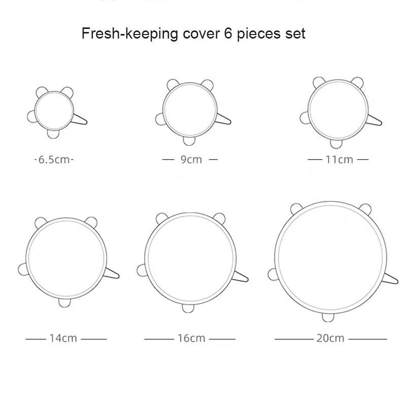 Various Size of Silicone Food Covers