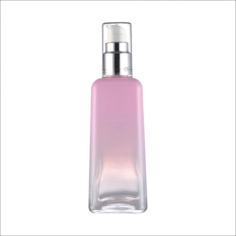 100ml Gradient Coating Perfume Bottles Can Be Customized for Color Glass Bottle Perfume Packaging Materials