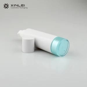 New Products 30ml Airless Bottle with Blue Bottom in Plastic