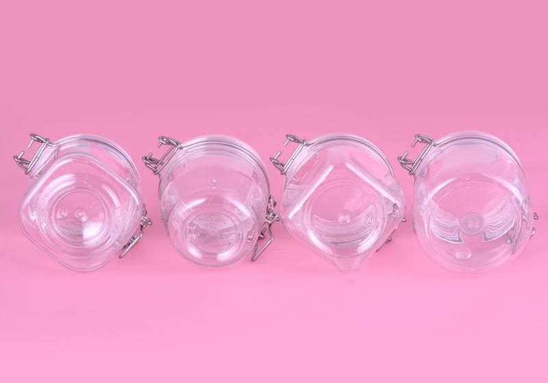 180g 200g 280g Empty Clear Transparent Plastic Jar for Food and Cosmetic Mask