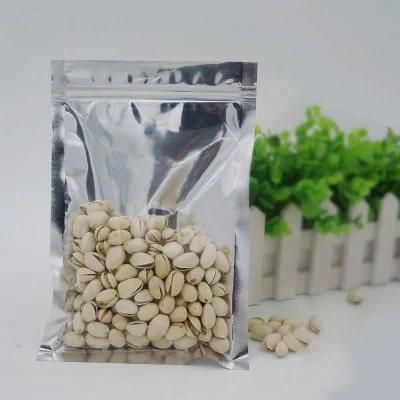 Custom Design Aluminum Foil Self-Sealing Vertical Translucent Wholesale Seal Food Sealing Stand up Pouch