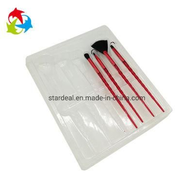 Customize Transparent Cosmetic Plastic Blister Insert Tray