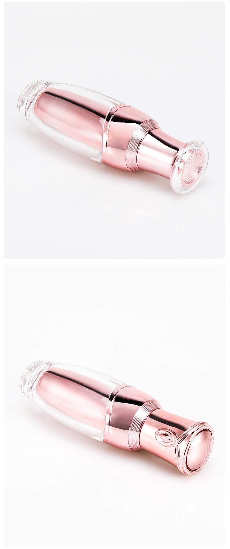 50ml Hot Sale Double Wall Pink Acrylic Lotion Bottle