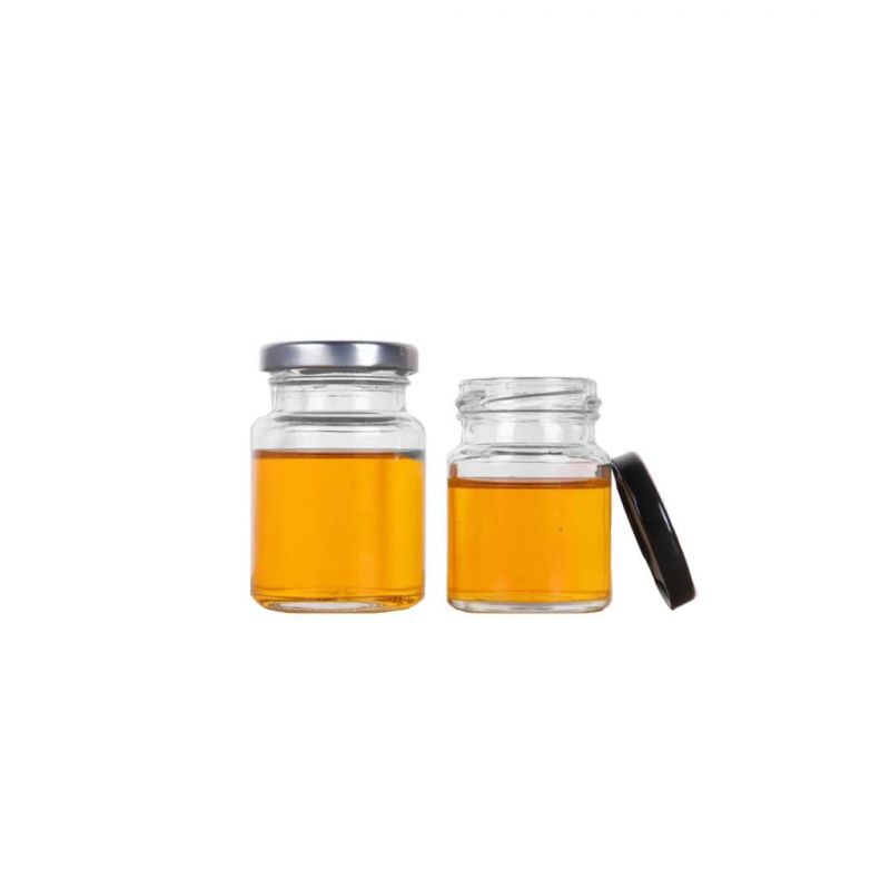 80ml Glass Jars Glass Spices Jam Jars Twist off Lid for Honey