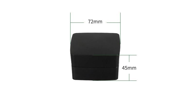 Square Black Customized Empty Silica Gel Air Cushion Box Bb Cushion Case with Silica Gel Sifter