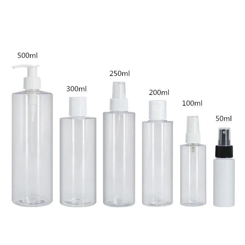 OEM 50ml 100ml 200ml 250ml 300ml 500ml Pet Hand Sanitzer Spray Bottles