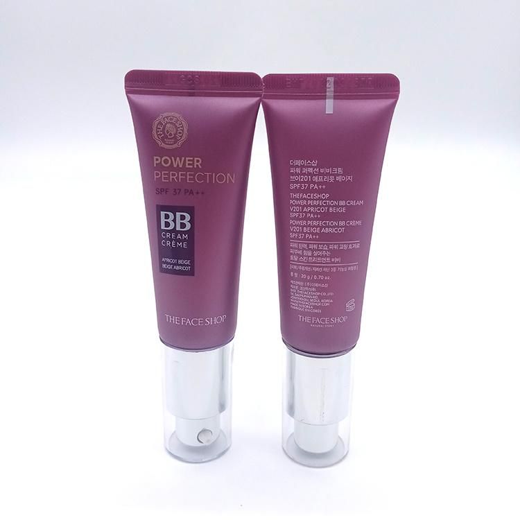 Customized Size Cosmetic Plastic Tube Bb Cream Cosmetic Packaging Tube