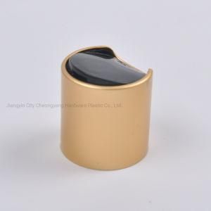 Gold/Sliver Aluminum Press Cap 20/410.24/410, 28/410 PP Plastic Discs Top Cap Press Cap for Shampoo Bottle