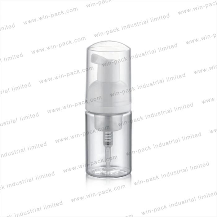 Plastic Cosmetic Packaging Stock 50ml Plastic Cosmetic Pump Bottle for Lotion