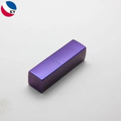 Red Color Square Metal Lipstick Container for Make up