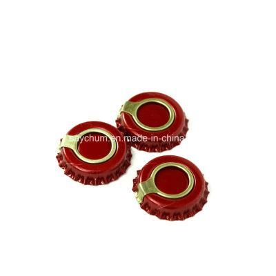 Custom Design Standard Export Glass Bottle Beer Juice Drinks Ring Pull Caps