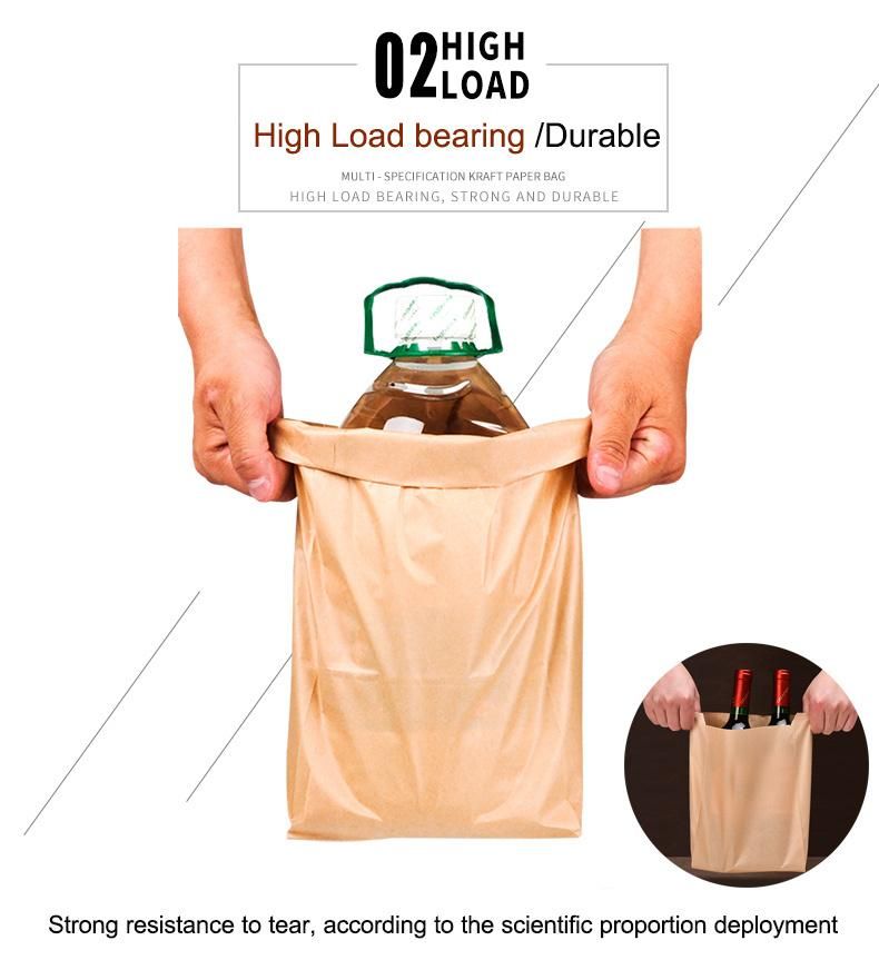 Packagings Paperhandle Customizable Bread Reuseable Takeaway Bag