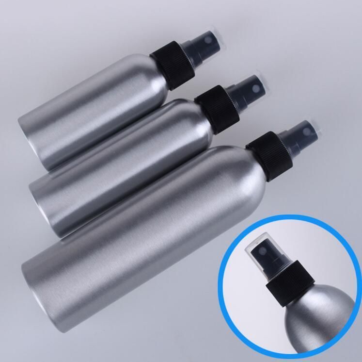 30ml 50ml 100ml Aluminium Spray Atomiser Bottle Refillable Empty Bottles Black Pump Atomizer for Cosmetic Packaging Tool