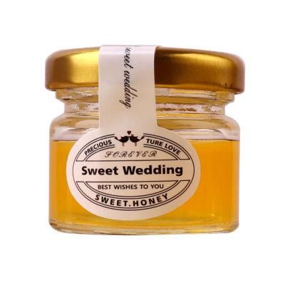 25ml 35ml Mini Chili Sauce Bottle Empty Honey Jam with Metal Lid