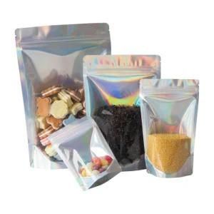 Laminating Films Coffee Snack Nut Food Packaging Bag Zip-Lock Stand up Pouch Plastic Food Packaging Clear Aluminum Bag