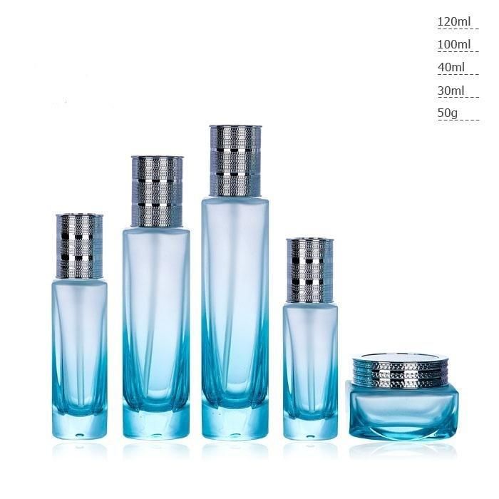 Ll17 High Quality Pump Sprayer Lotion and Skin Care Cream Use Sets Cosmetic Acrylic Plastic Bottle for with Cap Have Stock