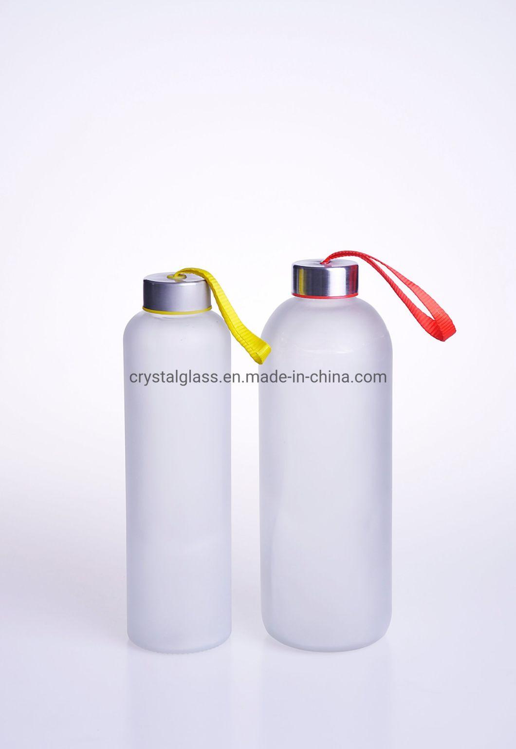 500ml Kombucha Packaging Glass Bottle with Bamboo Lid Wholesale