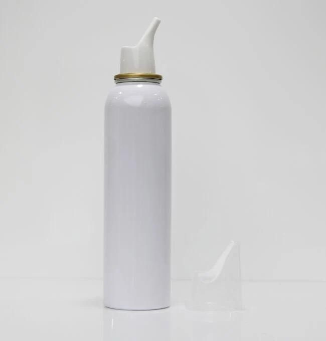 Medical Packaging White Empty Nasal Spray Bottle Pump