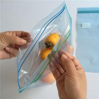 BPA Free Clear Small Size Zip Lock Plastic Transparent Zipper Bag Custom Logo Printed PE Bag