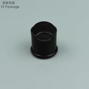 Black Color Disc Top Cap for Shampoo Bottle