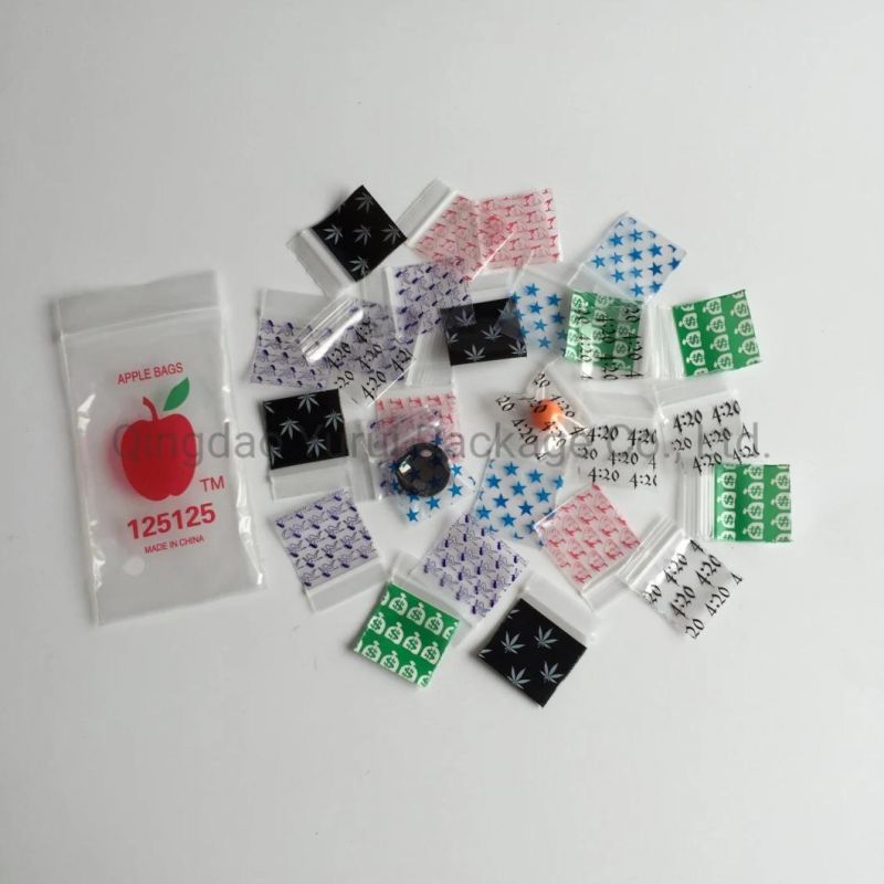 Reusable LDPE Small Zip Lock Baggies Using for Jewelry Pills Accessories