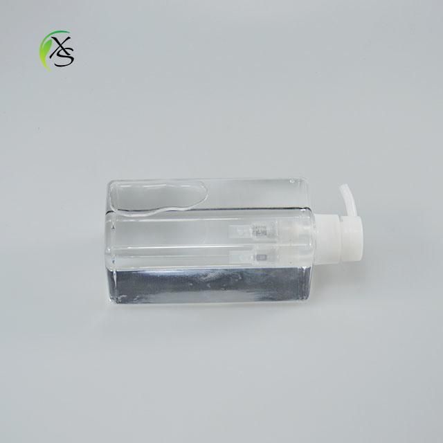 Square Shampoo Bottles Dispenser Liquid Soap Packaging Plastic Shampoo Bottle with 580ml Capacity