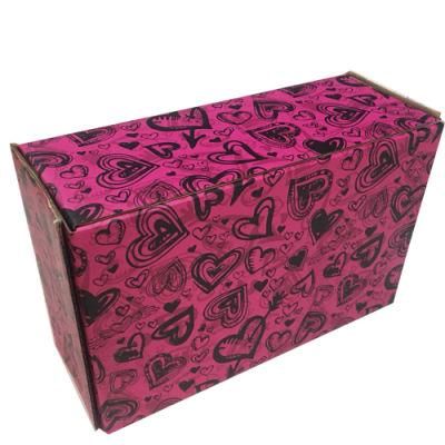 One Side Printing Corrugated High Quality Shoe Paper Box