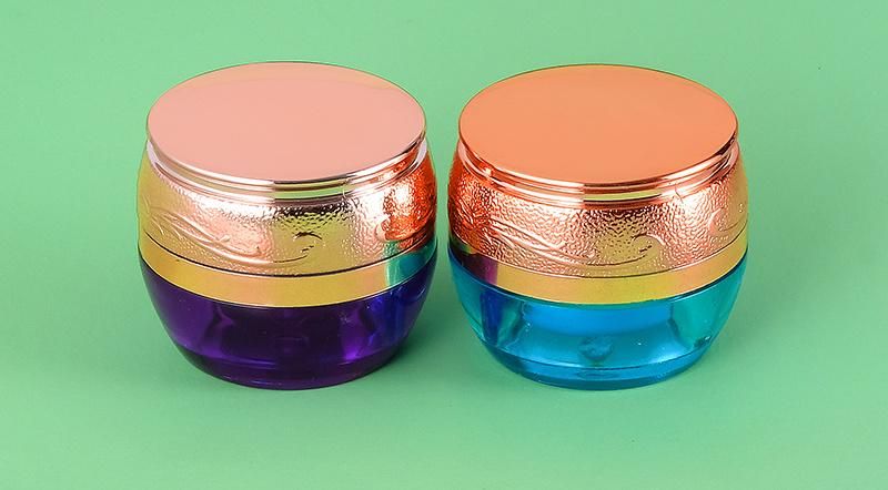 15g Luxury Empty Plastic Cosmetic Packaging Cream Jar