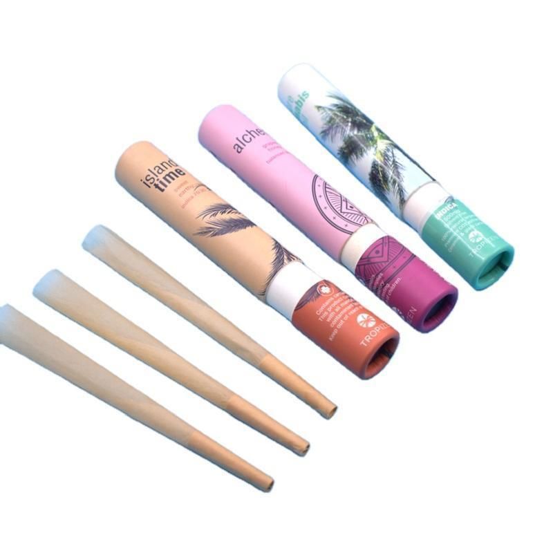 Eco Friendly Custom Design Kraft Paper Cardboard Lip Balm Tube Deodorant Container