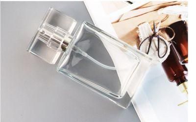 25ml/50ml Portable Clear Glass Thick Bottom Perfume Travel Spray Empty Bottle Cosmetics Container