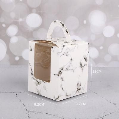 Factory Customized The Food Box Take Away Squared Round Pet PVC Transparent Package Box Cantainer