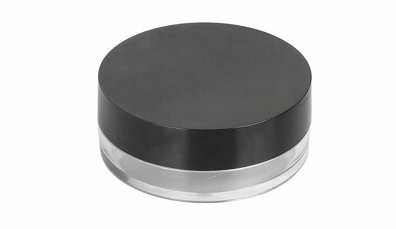 Wholesale Round Black Compact Powder Case Loose Powder Case for Loose Powder Packaging