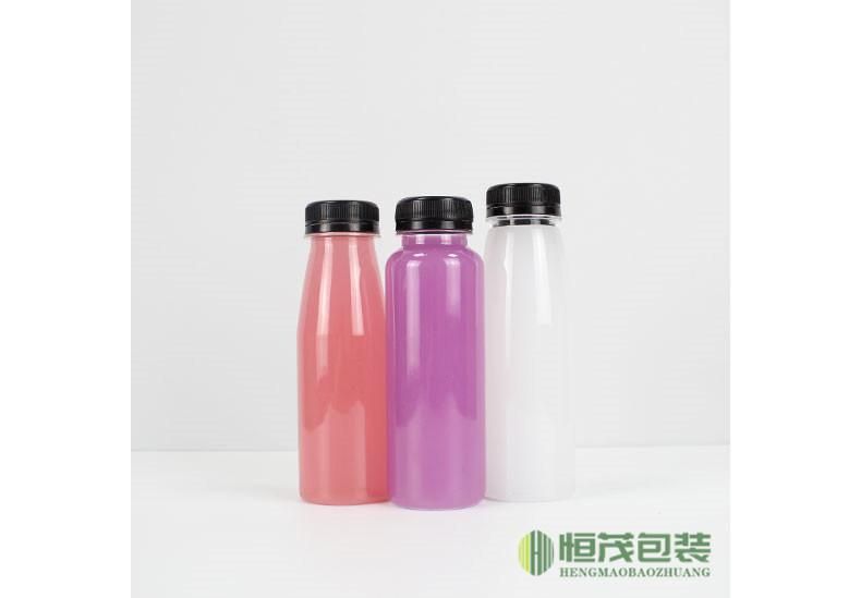 300ml 500ml Juice Bottle Pet Beverage Transparent Plastic Empty Package