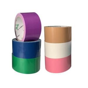 Strong Bonding Waterproof Silver /Black/White/Green/Red Single Sided Colored Cloth Duct Tape