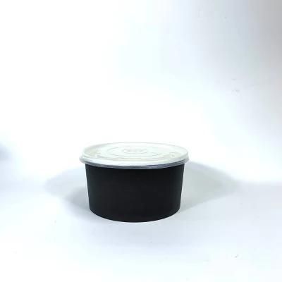 Disposable Compostable Custom Printing Paper Salad Bowl with Pet/PP Lid