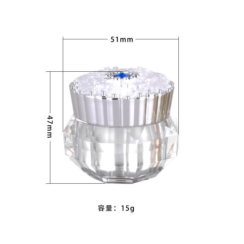 5g 8g 15g Luxury Empty Plastic Cream Jar for Beauty