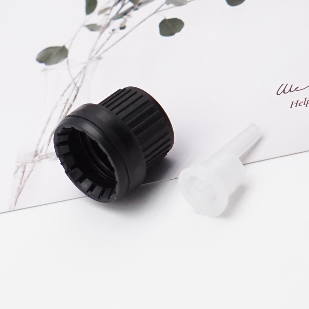 White Transparent Black Superior Quality Flip Top Cap