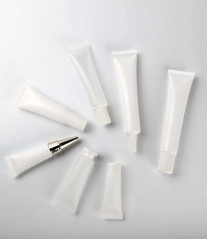 Thin Wall Plastic Cosmetic Packaging Soft Flexible Round Laminated Tube