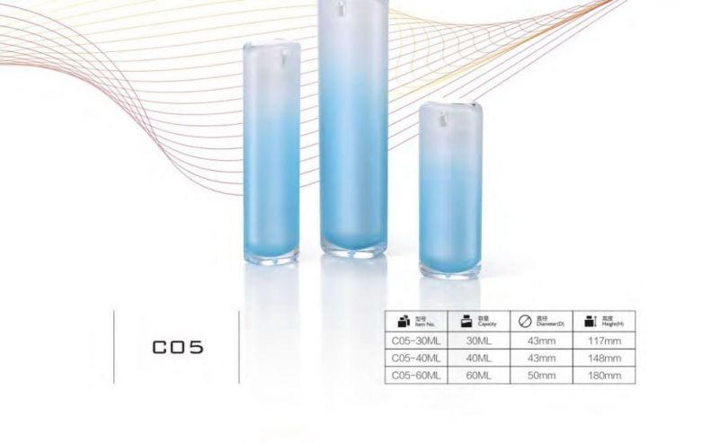 15 Ml 30 Ml 50 Ml Acrylic Airless Pump Skincare Cosmetic Bottles Have Stock