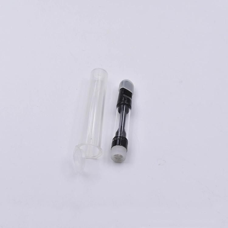 Transparent Plastic Pop Top Container for Vape Atomizer and Pre Roll