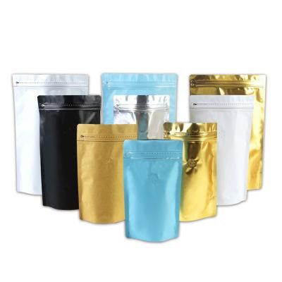 OEM Custom Matte Coffee Packaging Flat Bottom Coffee Bag with Valve